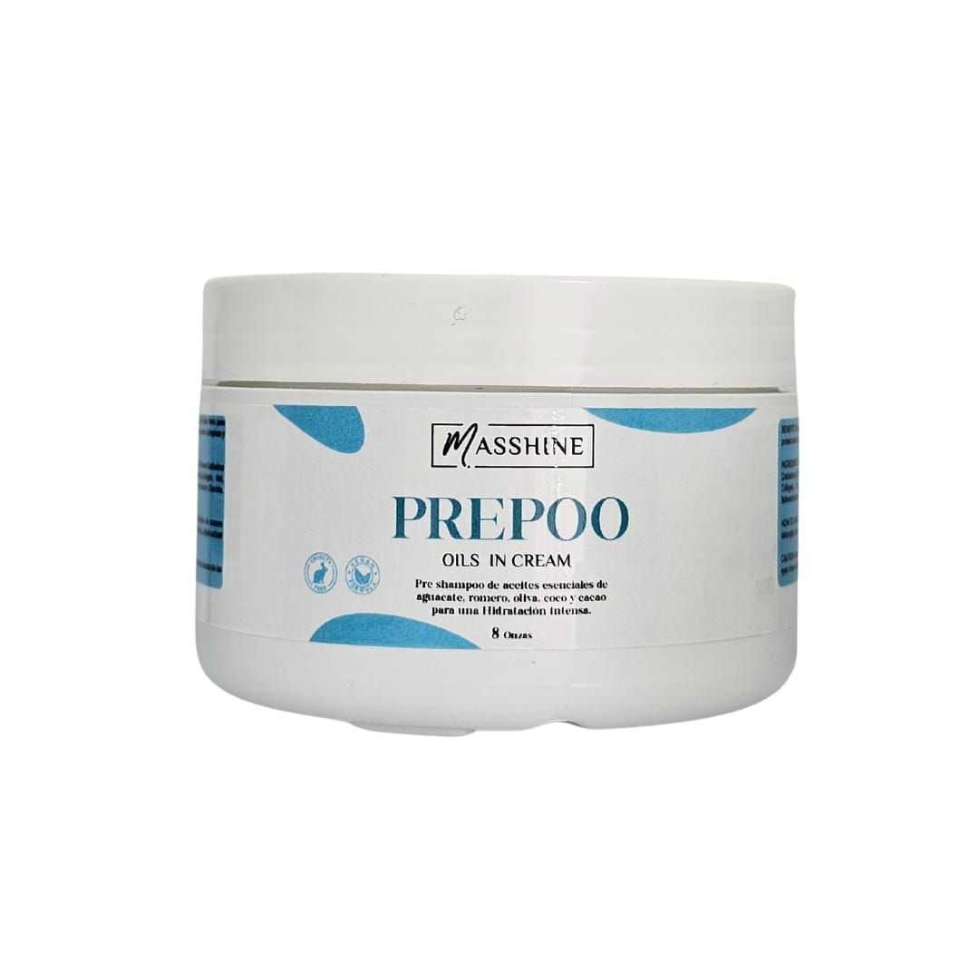 Prepoo Masshine - Aceites en Crema: Hidratación Profunda Pre-Lavado