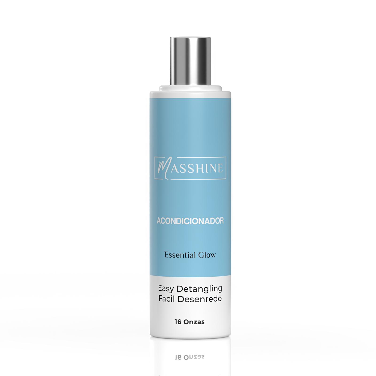 Acondicionador Masshine Essential Glow - Desenredo Fácil & Nutrición Intensa